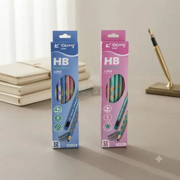 HB Pencil With Eraser Hole Wooden Pencils - Pencil For Kids - Assorted