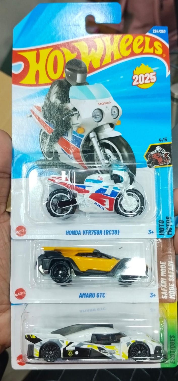 Hot Wheels Mainline - N Case (2025) - Combo Pack of 3 Cars - Long Card