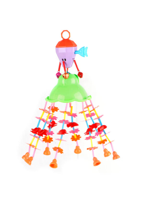 Ratna's Merry go Round for Infants , Attachable to Cradle or Window, Soothing Music and Various Shapes for Developing Imagination and Thinking Skills - Assorted