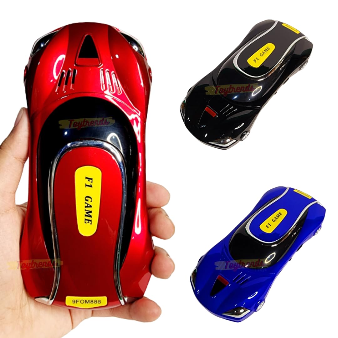 Wide Screen Handheld Game, 620 in 1 Classic Retro Games, Formula car Shaped Video Game - Assorted Color & Design