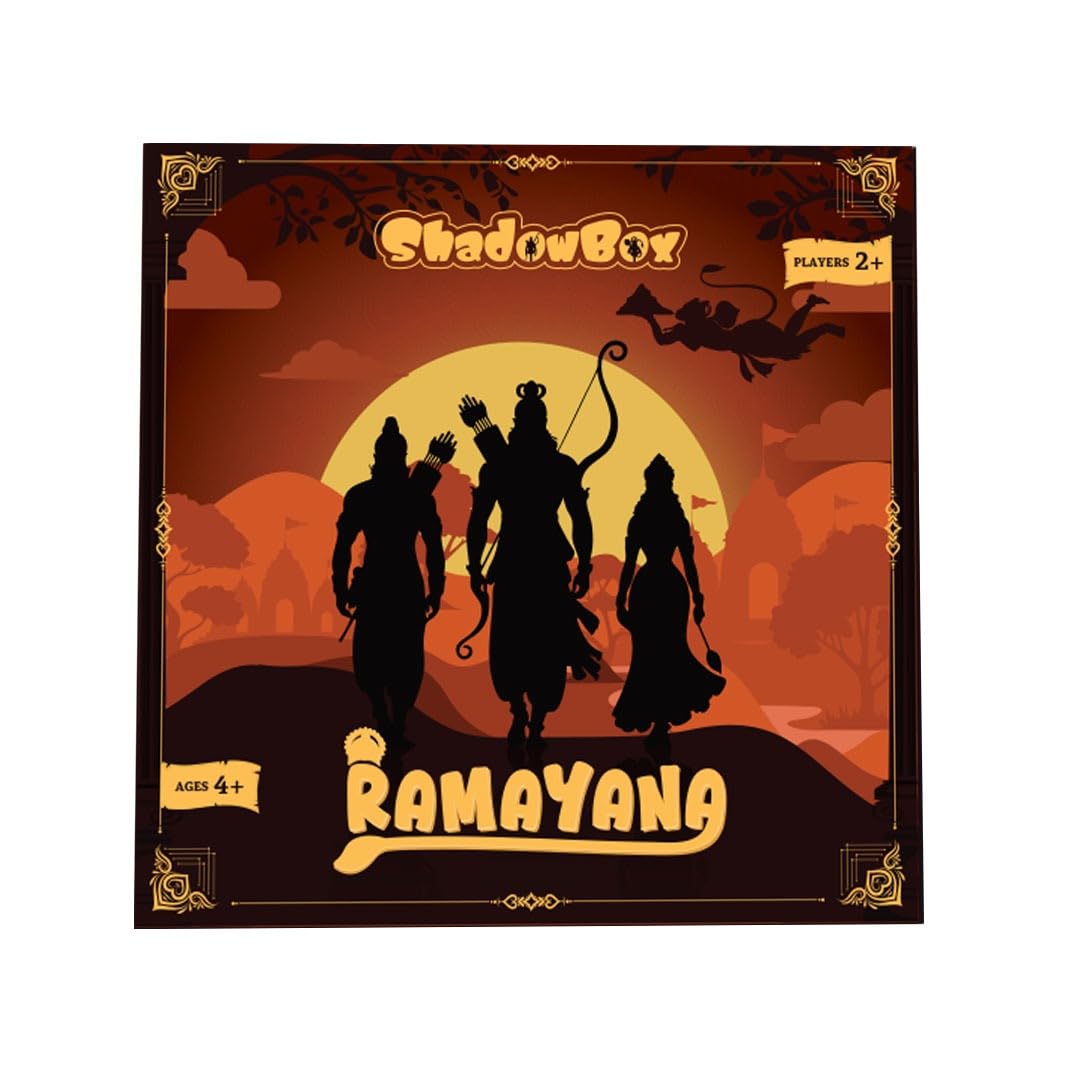 iOTales iOTales ShadowBox Ramayana | Storytelling STEAM Kit for Kids 4 –10 Years | Indian Mythology Educational Toy | Light & Sound DIY Craft | Gift for Boys & Girls