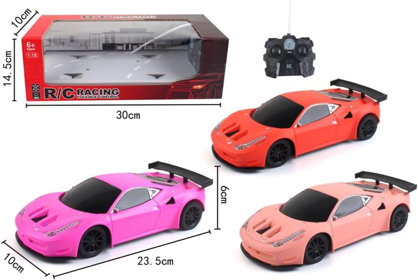 RC Racing Flex Control Car – Sporty Design & High-Speed Performance for RC Enthusiasts for Kids (Multicolor)