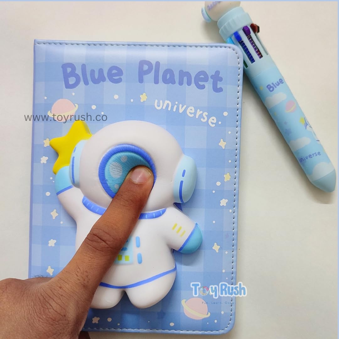 3D Squishy De-Stress Notebook Diary for Kids