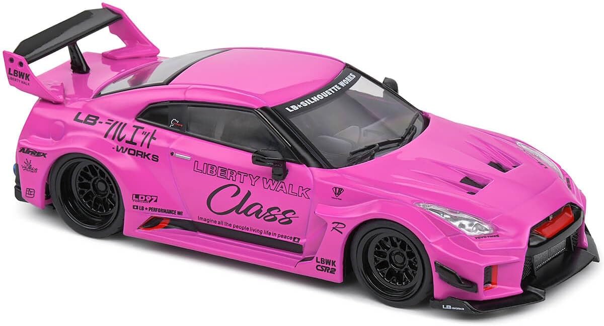 1:43 Nissan GTR35 LBWK Silhouette Purple 2019 - Scale 1:43 - Solido