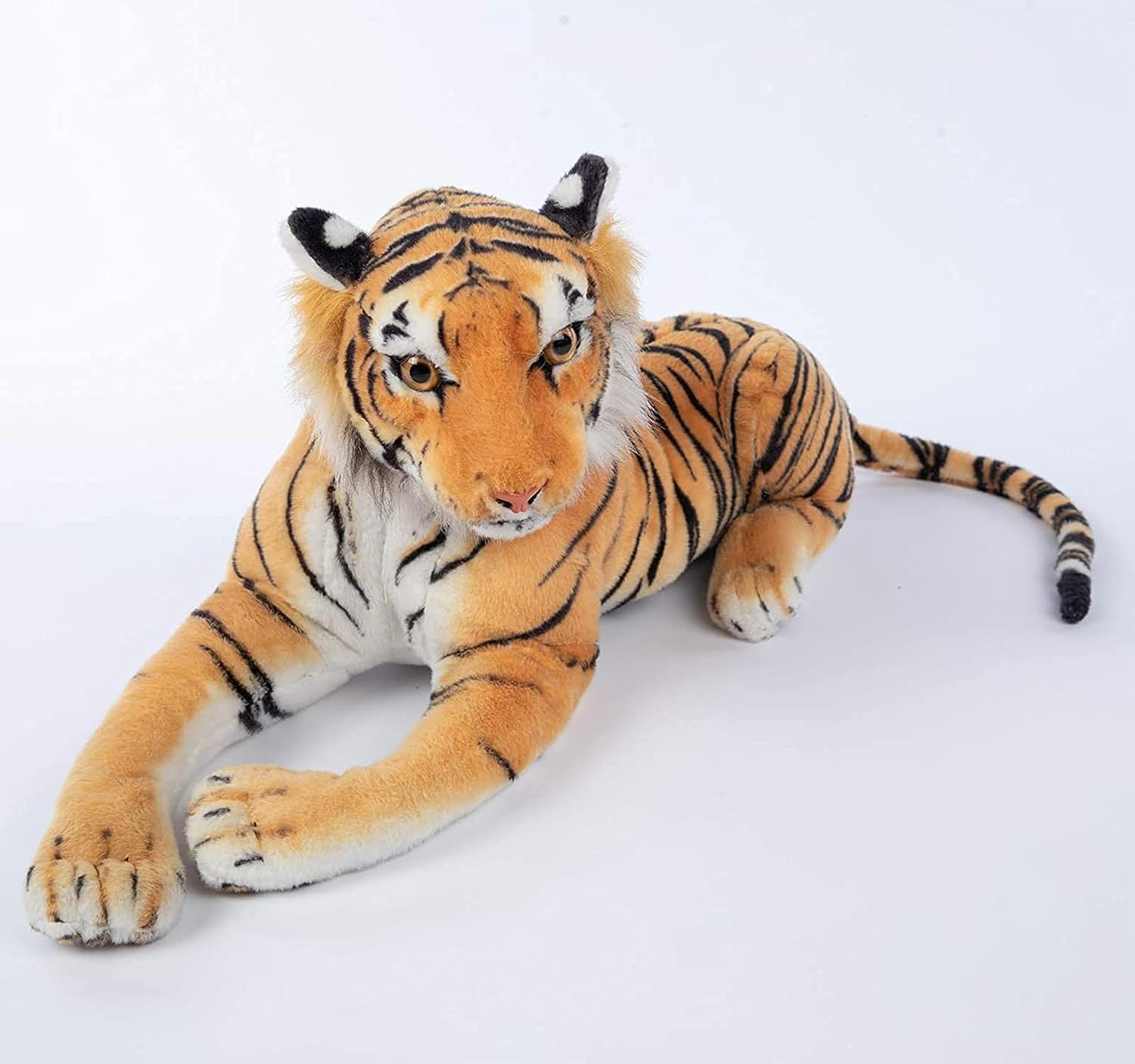 Giant tiger stuffed animal - large stuffed tiger (3 feet long) -Lifelike stuffed tiger Plush Toy Gifts for Kids