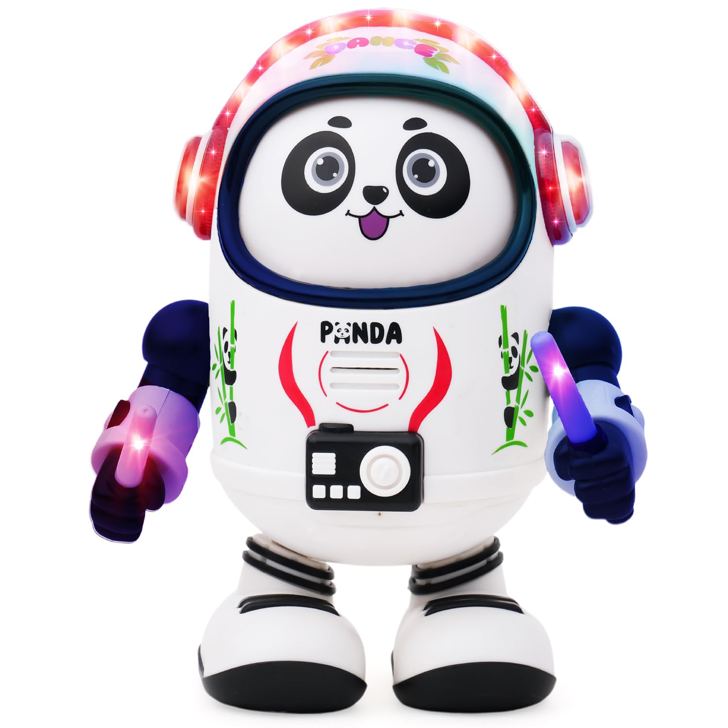 Dancing Space Panda Toy with Vibrant Light Effect & Musical Sound for Kids - Without Box