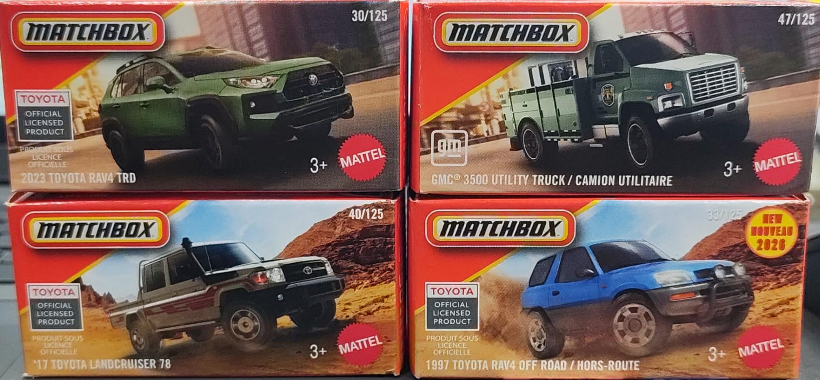 Matchbox Mainline - Combo Pack of 4 Cars - DNK70 - 002