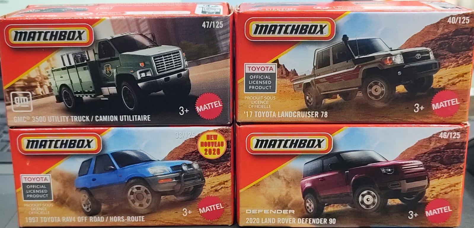Matchbox Mainline - Combo Pack of 4 Cars - DNK70 - 002