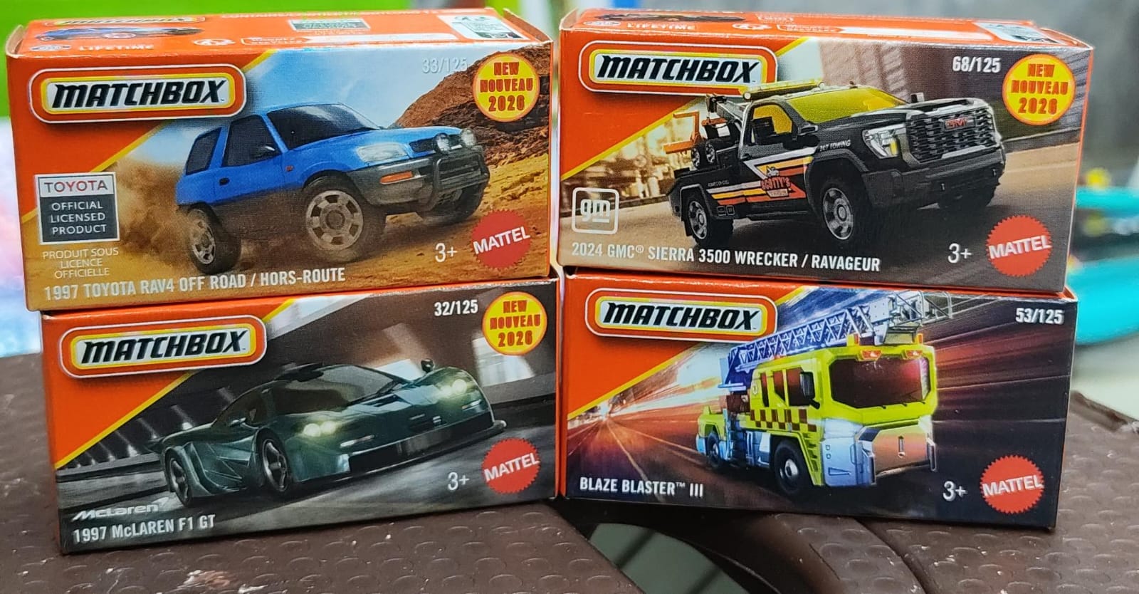 Matchbox Mainline - Combo Pack of 4 Cars - DNK70 - 003
