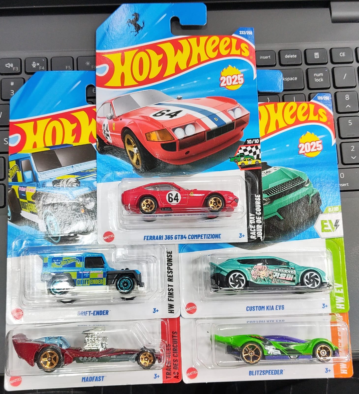 Hot Wheels Mainline - Combo Pack of 5 Cars - Long Card - M Case 2025