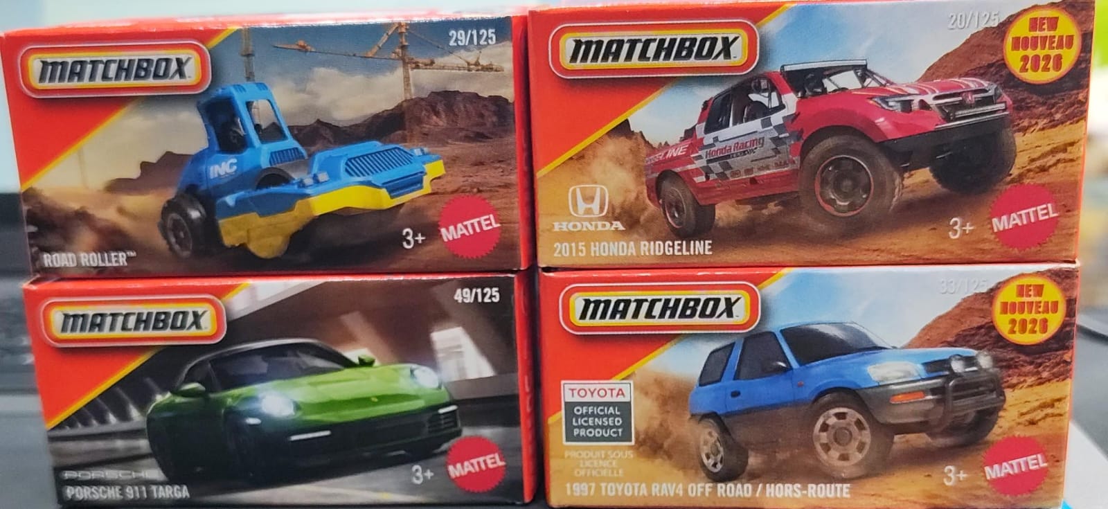 Matchbox Mainline - Combo Pack of 4 Cars - DNK70 - 001