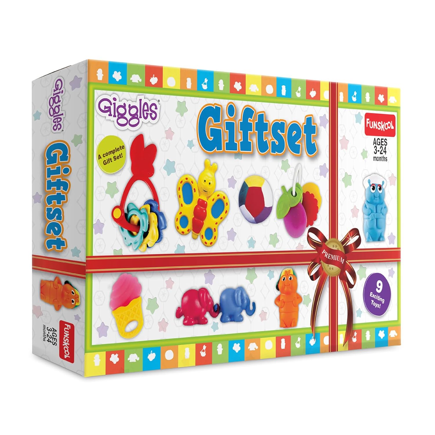 Giggles Funskool Plastic Gift Set for Kids - Multicolor