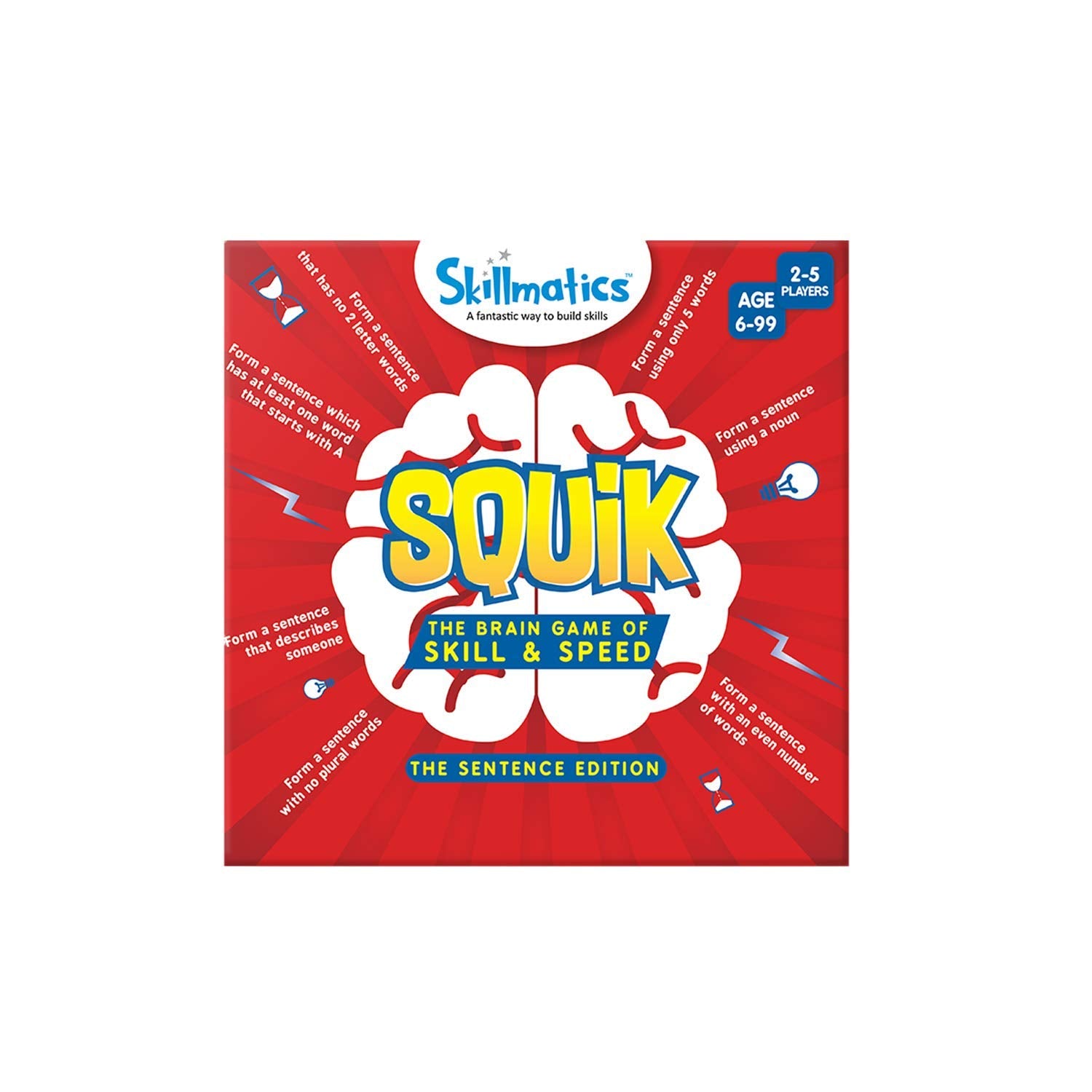Skillmatics: SQUIK Sentence Edition | Exciting Strategy Game for Kids, Adults, and Families