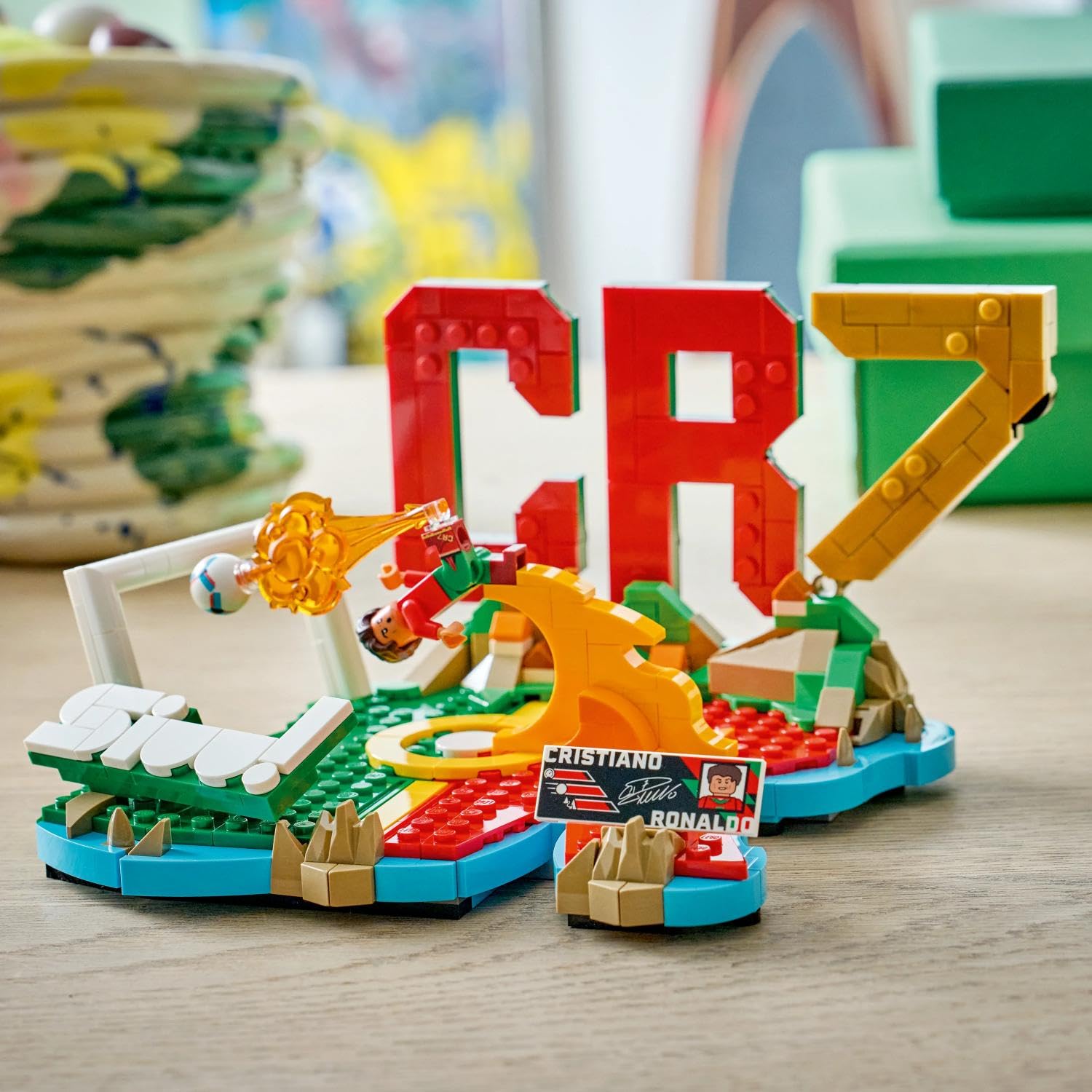 LEGO® Editions Cristiano Ronaldo – Soccer Highlights - Soccer Decor Building Set for Kids - 43012