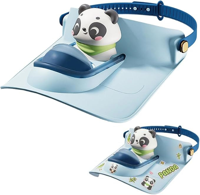 Cute Attached Fan Hat for Sun Protection for Kids - Assorted