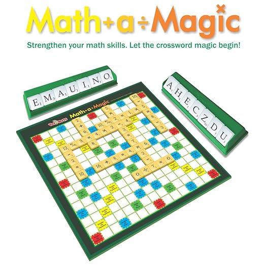 Toy Mate Math-A-Magic - Mental Maths Learning Equations Board Game For Kids - Multicolor