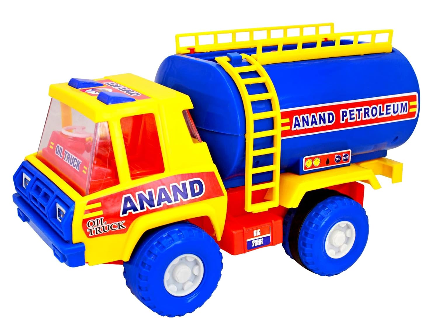 Big Size Friction Powered Oil Tanker Toy Truck for Kids