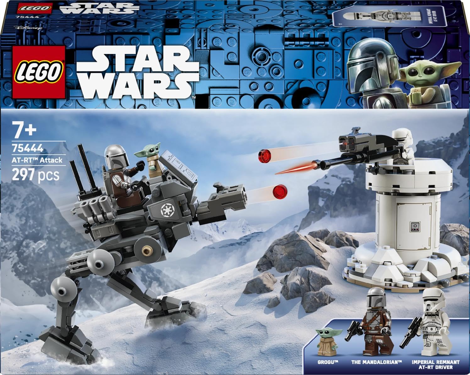 LEGO® Star Wars: The Mandalorian and Grogu™ AT-RT™ Attack - Toy Building Set for Kids - 75444