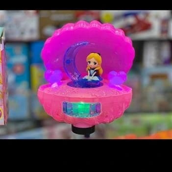 Shell Music Box with LED Light, Cinderella Box with Moon & Heart for Birthday and Christmas Gifts - Without Box