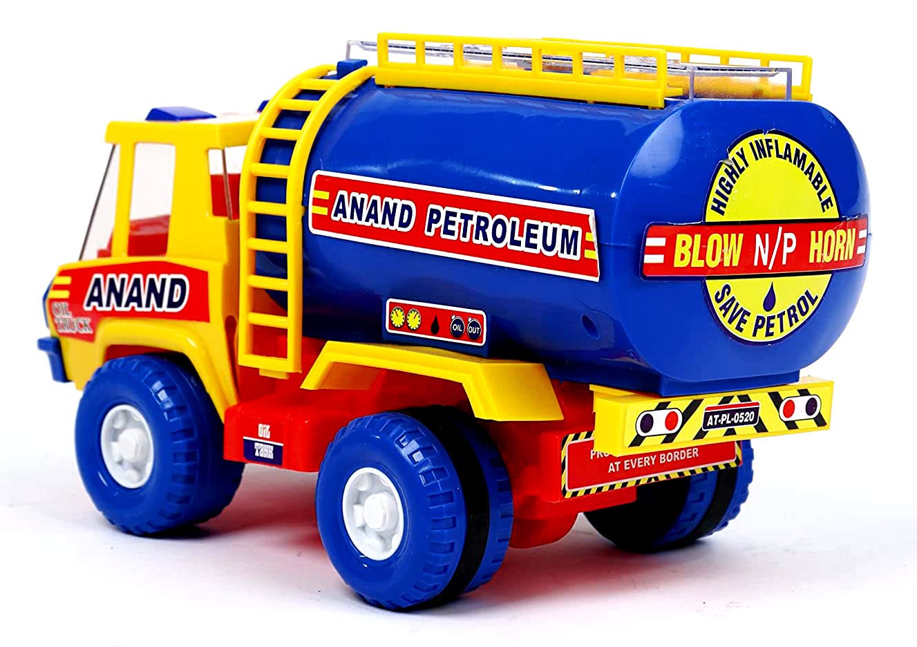 Big Size Friction Powered Oil Tanker Toy Truck for Kids