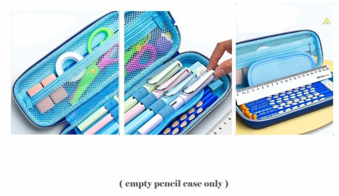 Pencil Case for Kids Storage Pouch Cartoon Pen Holder for School Kids Large-Capacity Storage Box Student Stationery Box - Multicolor - Dinosaurs Design