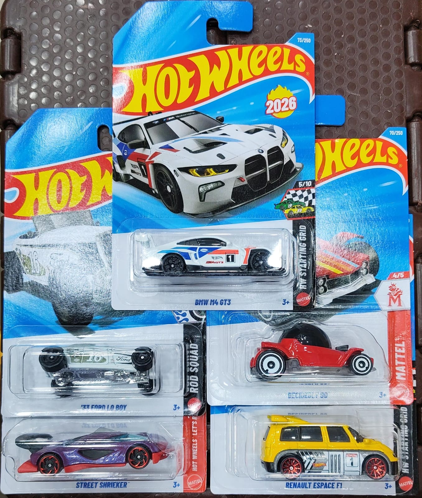 Hot Wheels Mainline - Pack of 5 Cars - L Case 2026