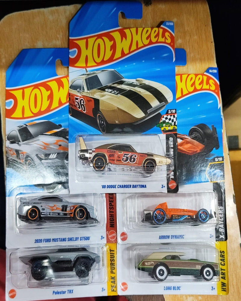 Hot Wheels Mainline - Combo Pack of 5 Cars - Mix Case 1