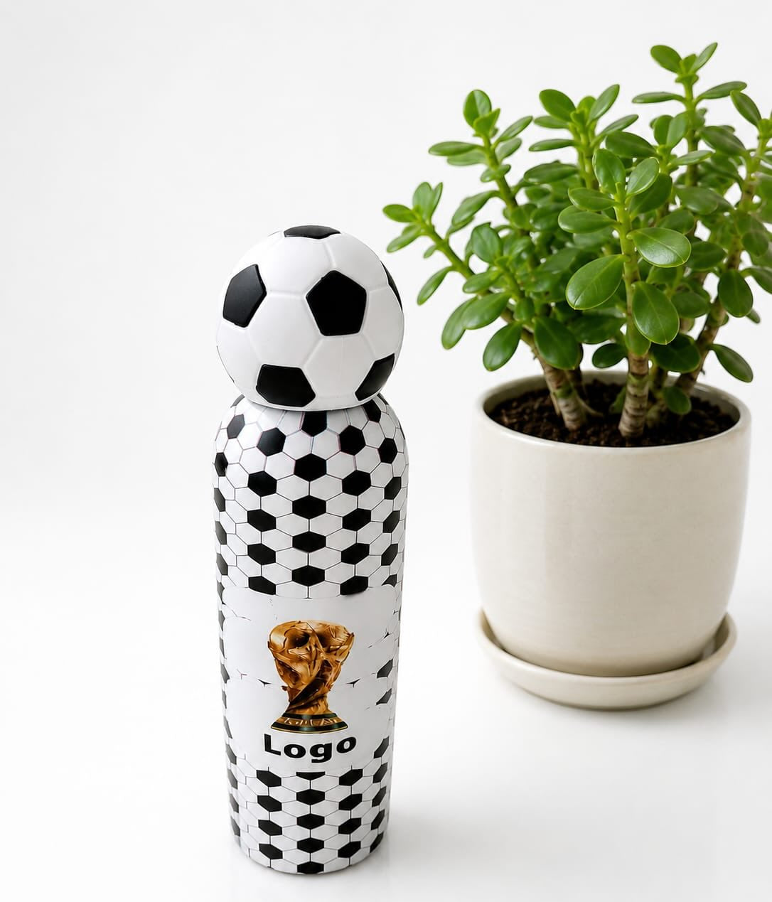 Soccer Football Style – Stainless Steel Water Bottle