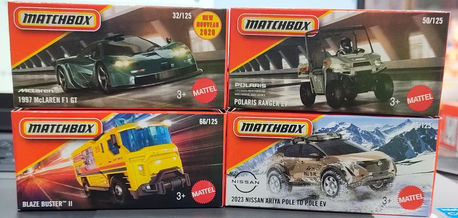 Matchbox Mainline - Combo Pack of 4 Cars - DNK70 - 001
