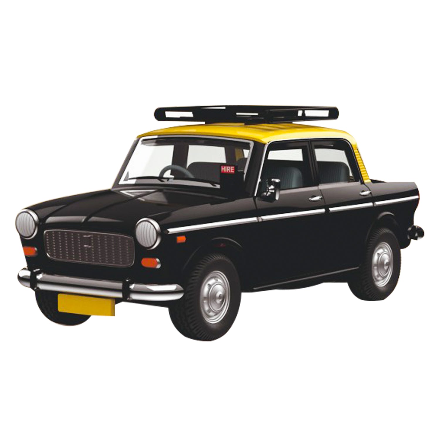 Centy Fiat Queen 70's Taxi Toy car Door Openable