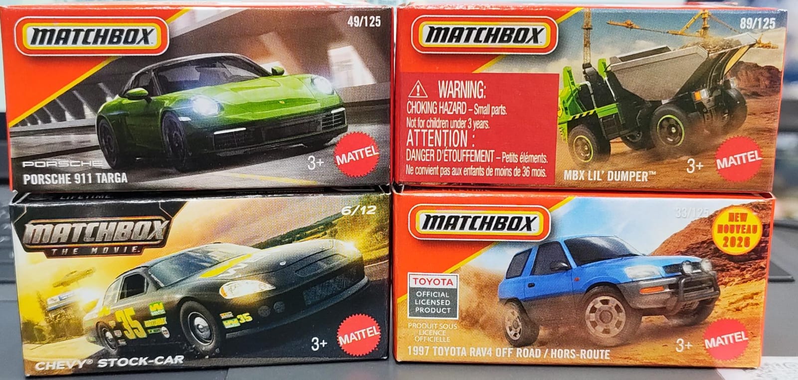Matchbox Mainline - Combo Pack of 4 Cars - DNK70 - 001
