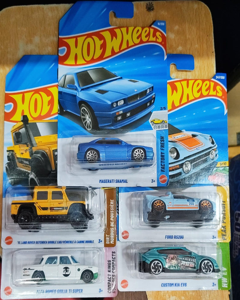 Hot Wheels Mainline - Combo Pack of 5 Cars - Mix Case 1