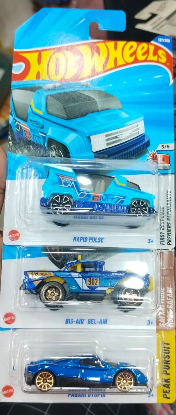 Hot Wheels Mainline - N Case (2025) - Combo Pack of 3 Cars - Long Card