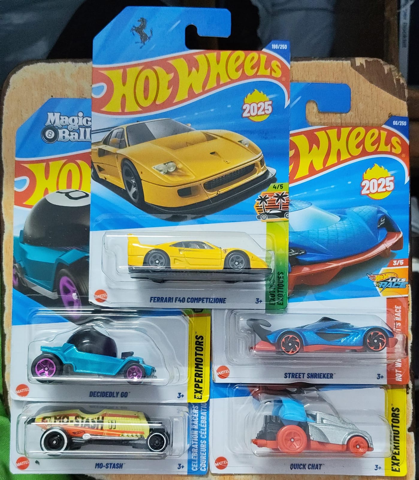 Hot Wheels Mainline - Combo Pack of 5 Cars - Long Card