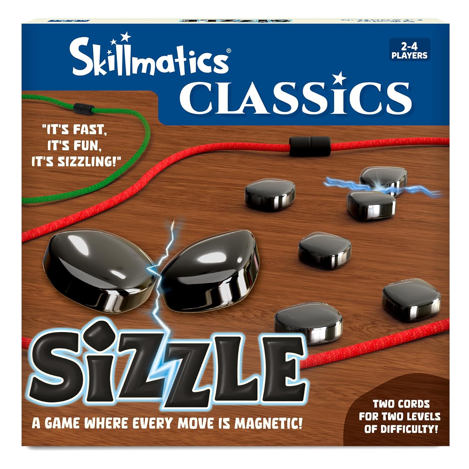 Skillmatics Sizzle - Classic Magnetic Attraction Game, Strategy & Travel Activity, Fun for Family Game Nights, Gifts for Boys, Girls, Teens & Adults, 2-4 Players