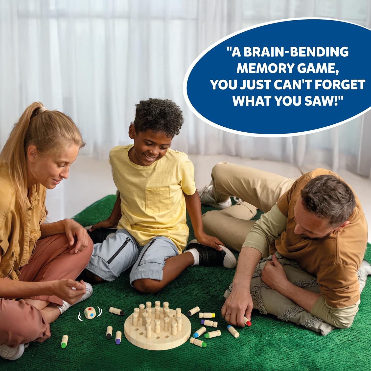 Skillmatics Colour Crush - Thrilling Memory Challenge, Fast-Paced Board & Travel Game, Perfect for Family Game Night, Brain Teasers, Wooden Toys, Great Gift for Kids - Multicolor