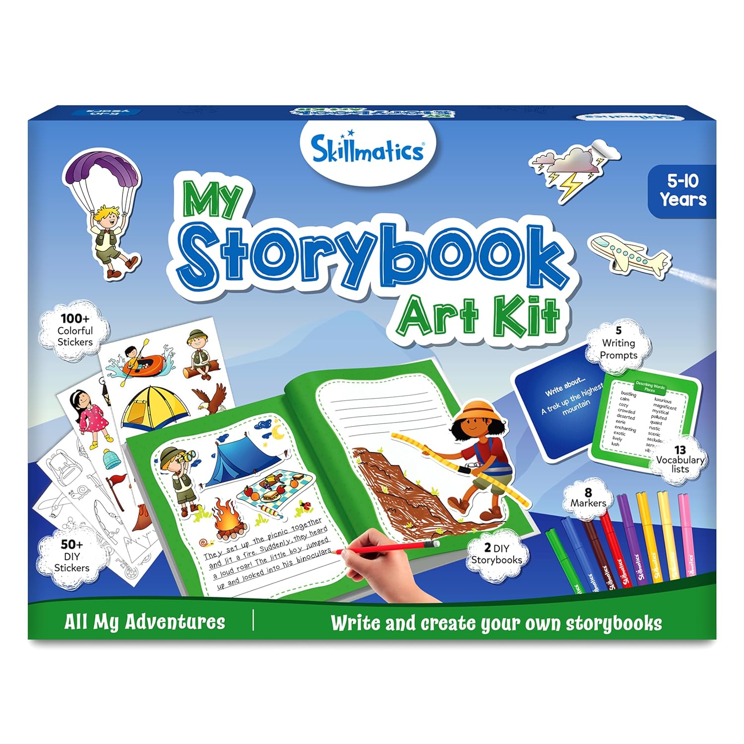 Skillmatics Storybook Adventure Art Kit - Write & Create Storybooks, Creative Activity