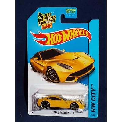 Hot Wheels Imported Premium - HW City - Ferrari F12Berlinetta - Yellow
