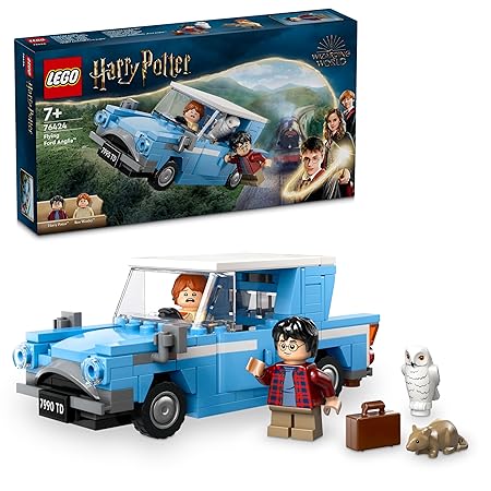 LEGO 76424 Harry Potter Flying Ford Anglia Car Toy - Multicolor