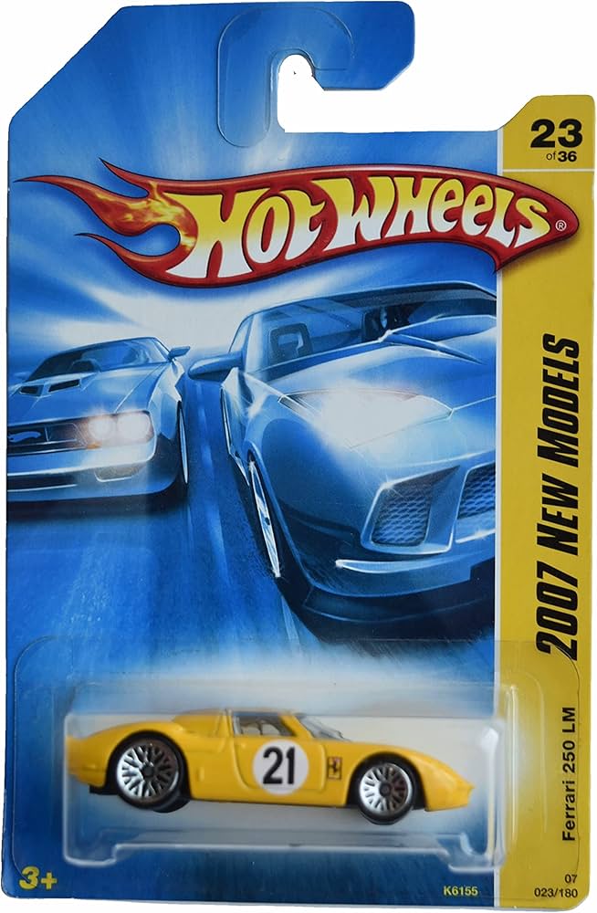 Hot Wheels Imported Premium - Ferarri 250 LM - Yellow