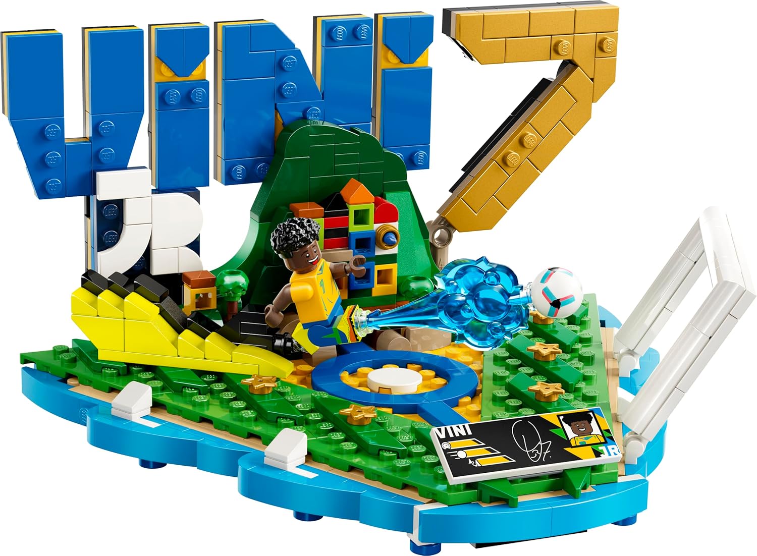 LEGO® Editions Vini Jr. – Soccer Highlights - Soccer Decor - Building Set for Kids - 43027