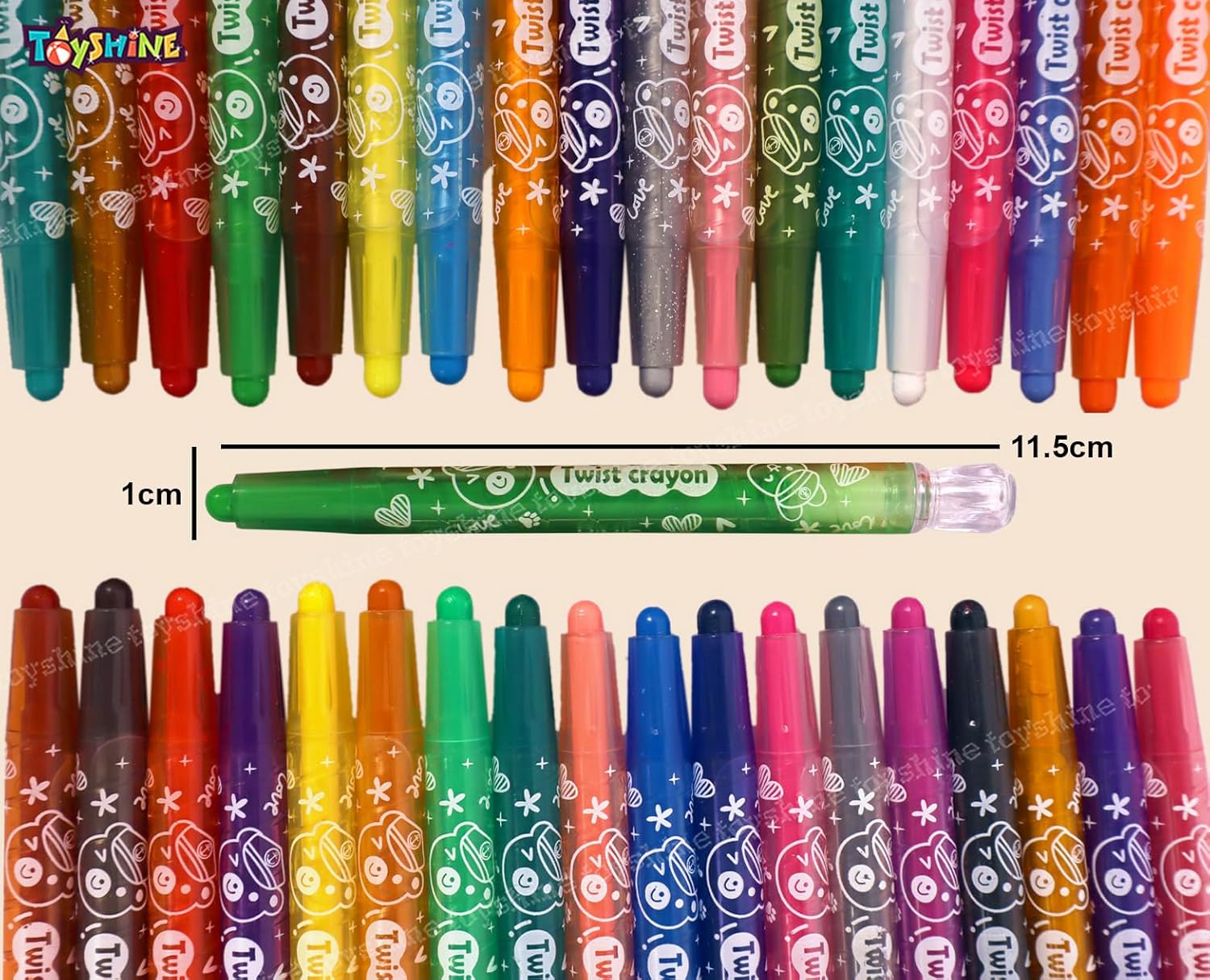 Rolling Crayon 36 Pcs Colors Twist Crayon Colors Set For Kids, Coloring Kit For Kids, Art And Craft Kit