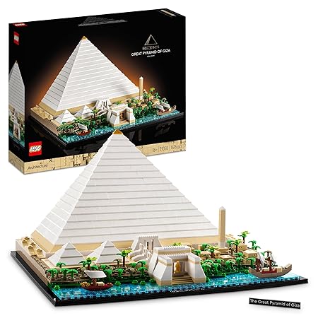 LEGO 21058 Architecture Great Pyramid of Giza Building Kit - 1,476 Pieces - Multicolor