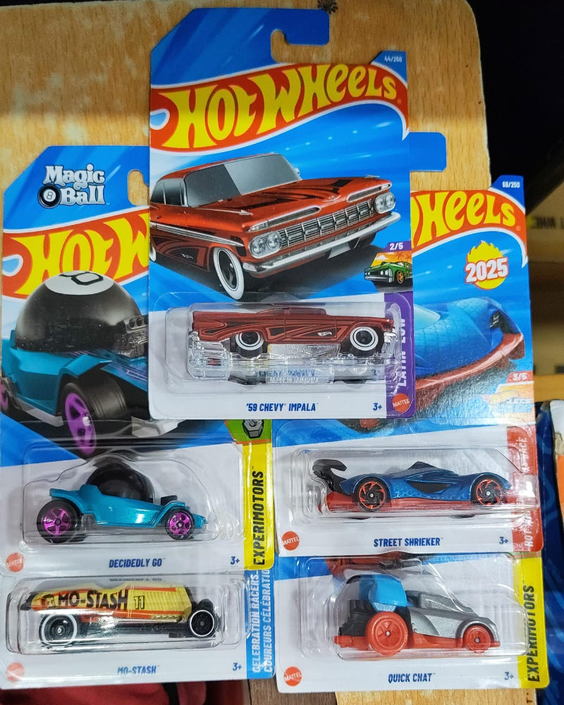 Hot Wheels Mainline - Combo Pack of 5 Cars - Mix Case 0