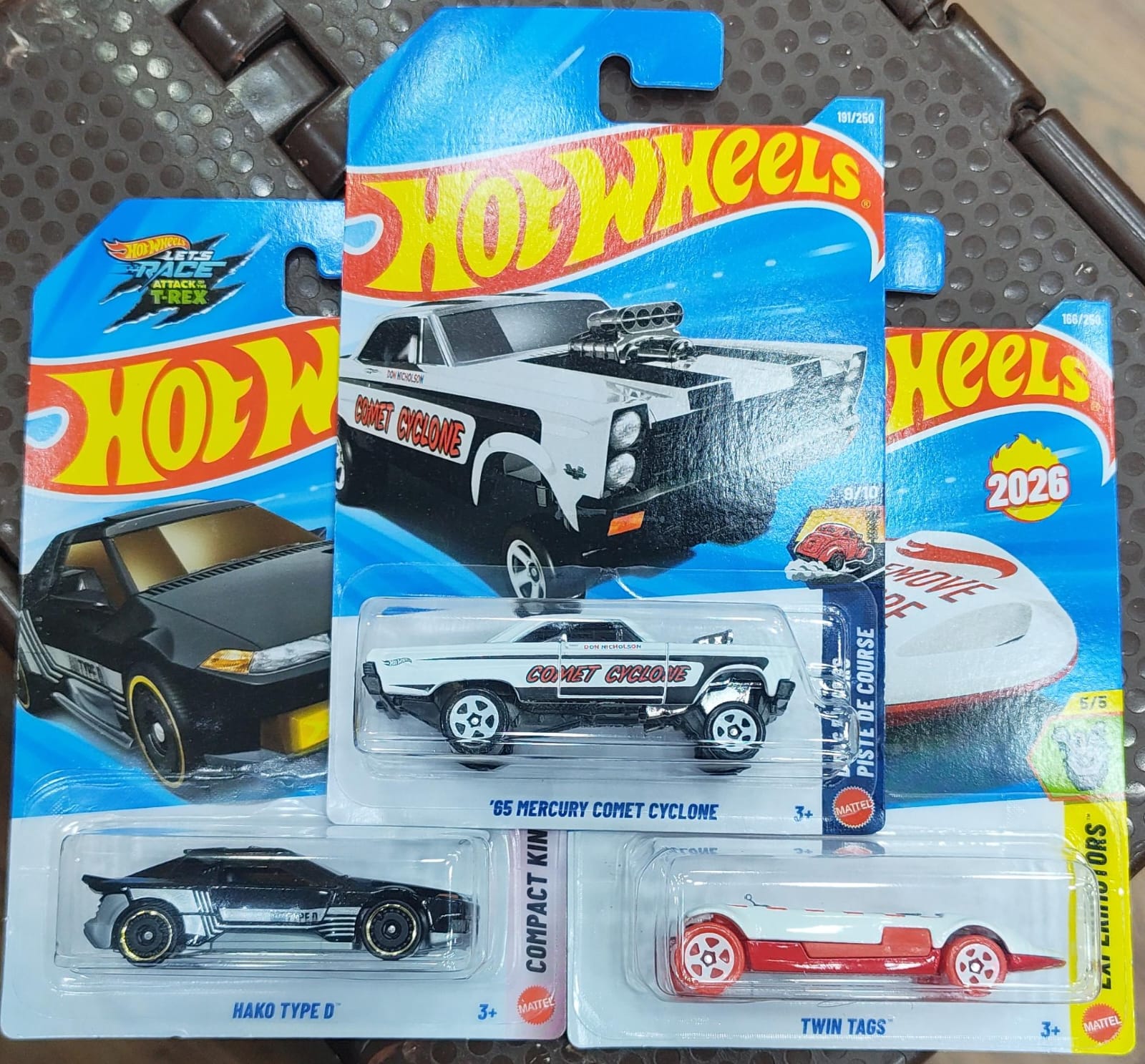 Hot Wheels Mainline - Pack of 3 Cars - P Case 2026