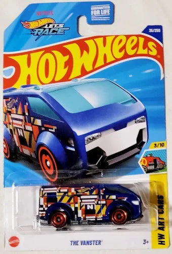Hot Wheels Imported Premium - B Case - HW Art Cars - The Vanster - Long Card