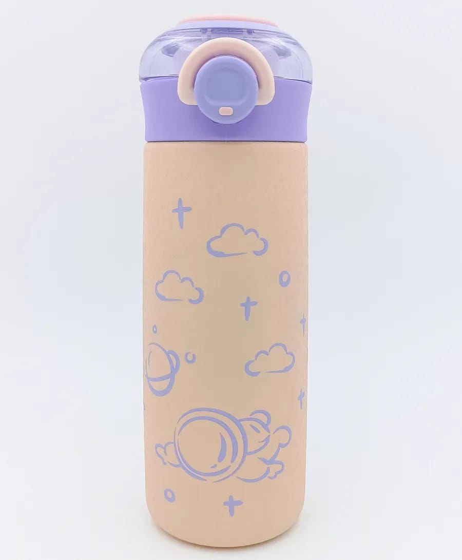 Space Theme Stainless Steel Vacuum Insulated Water Bottle - 350ml