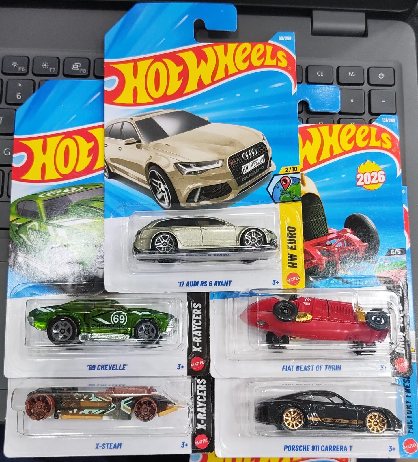 Hot Wheels Mainline - Combo Pack of 5 Cars - H Case 2026 - Long Card