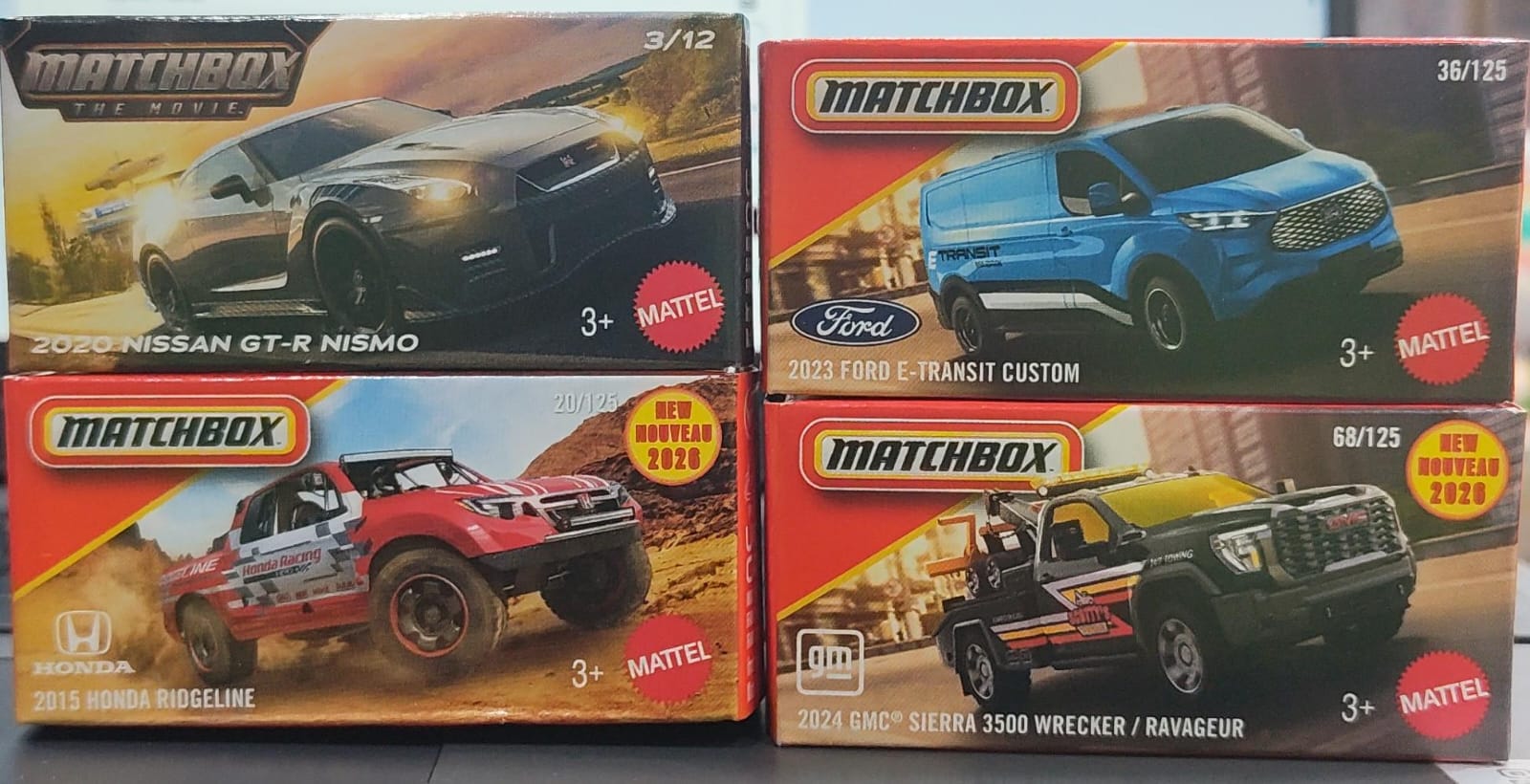 Matchbox Mainline - Combo Pack of 4 Cars - DNK70 - 001