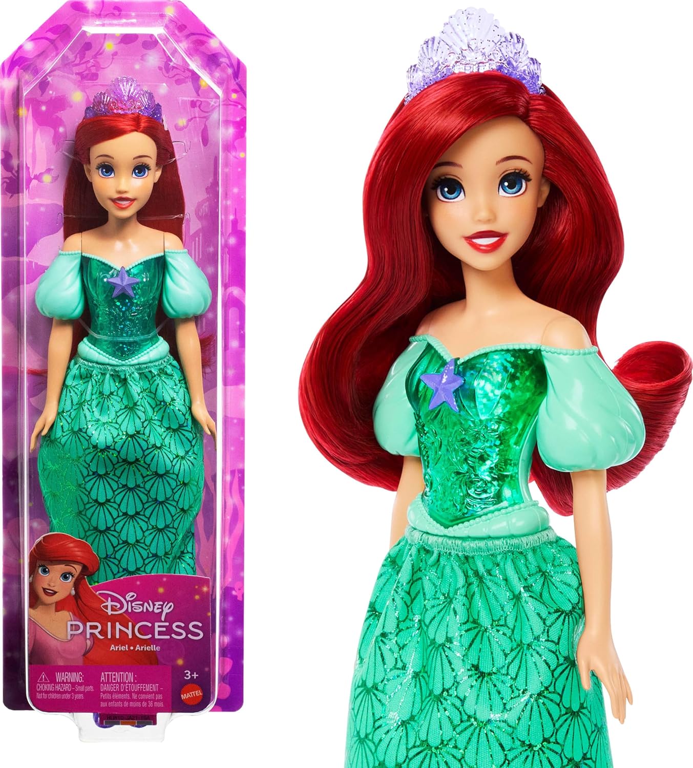 Mattel Disney Princess Ariel Doll - Green